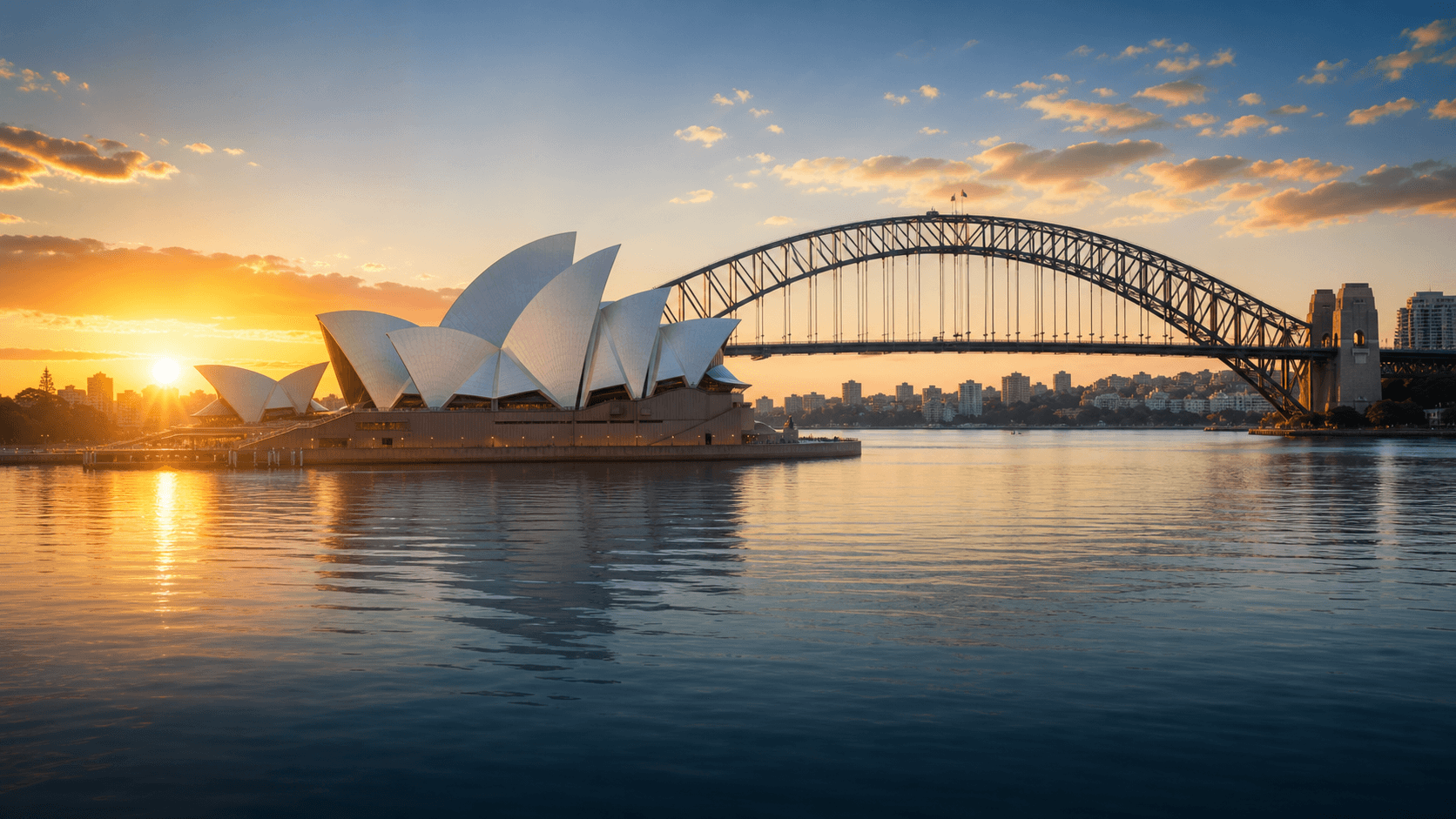 Sydney Harbour and the Opera House